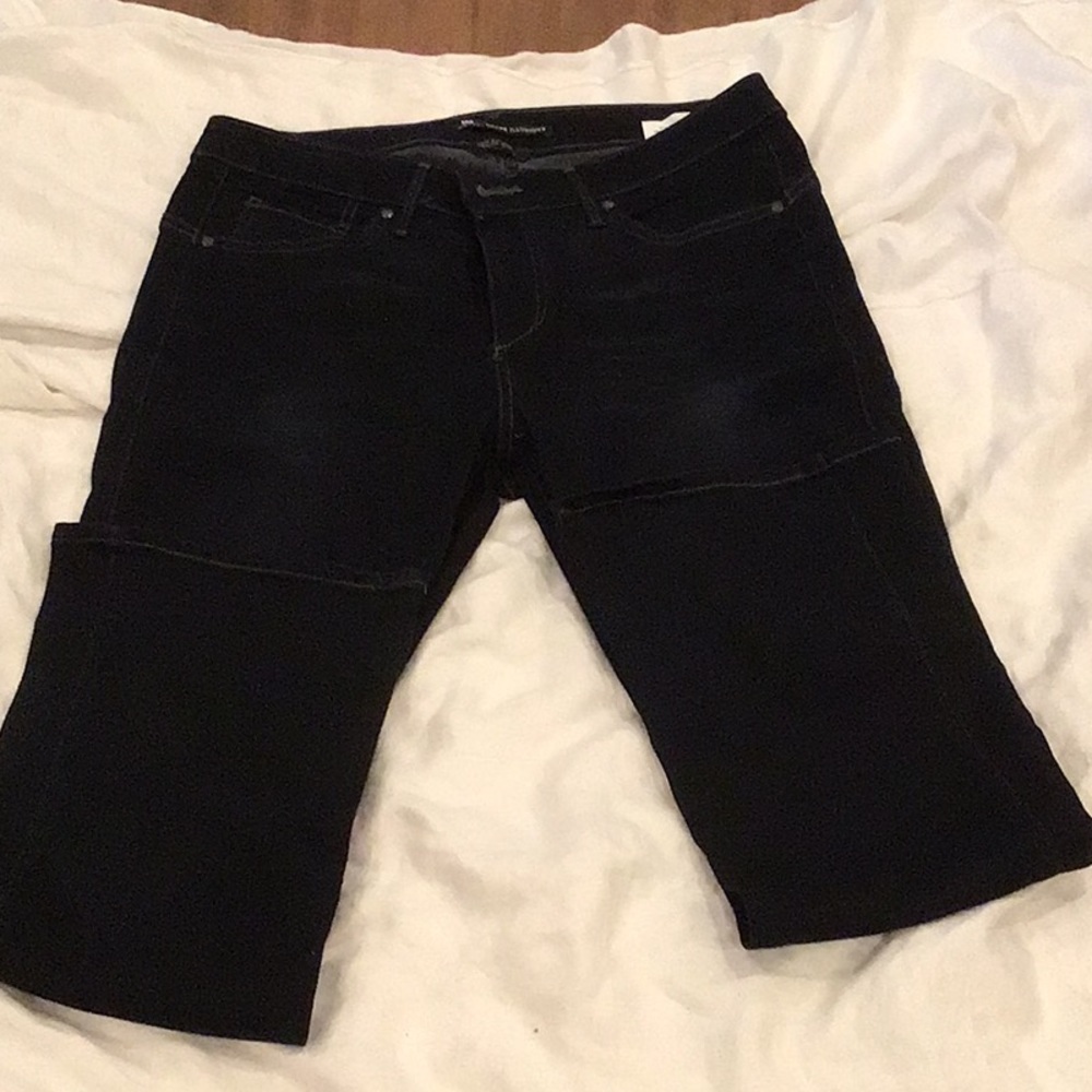 Lee Shape Illusions Slim Fit Midrise Slim Boot Dark Blue Jeans Size 14P
